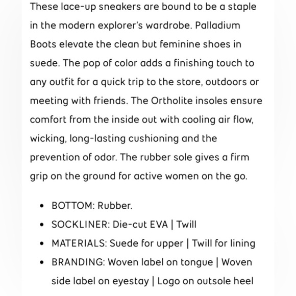 Palladium women’s Wander lace sneakers in Rio red size 7.5 - Picture 2 of 9